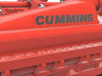 QSK50 C2500 CUMMINS ENGINE 3D print model