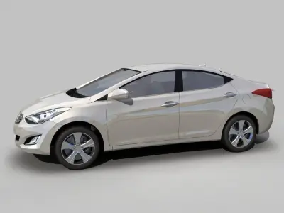 Hyundai Elantra 2012 CHINA 3D model