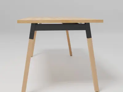 OGI W - Rectangular workstation desk - Free 3D model