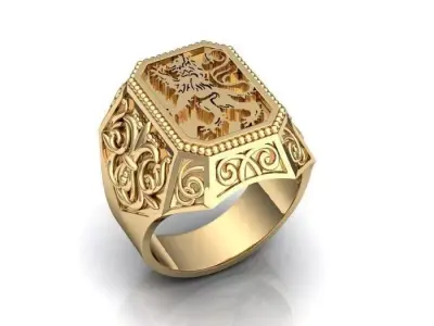 Luxurious Ring 3D model buy