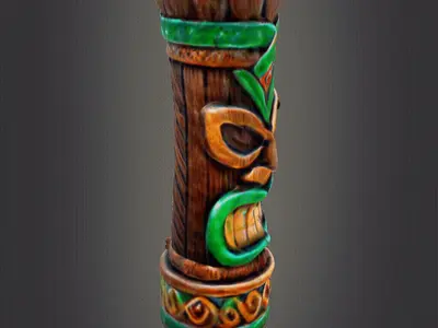 Tiki decor 3D print model