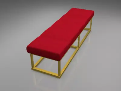 Bench 3D model get