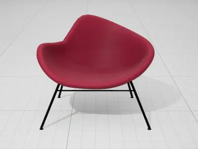 PlusHalle K2 Chair UE4 Low-poly 3D model