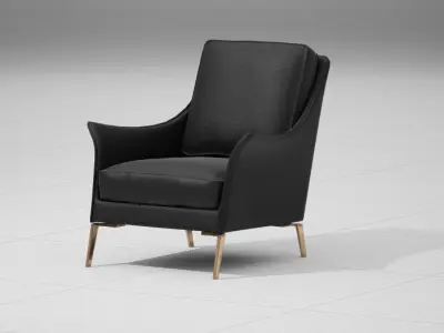 Flexform Boss Chair UE4 Low-poly 3D model