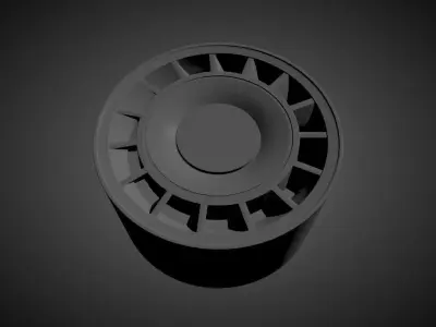 SPEEDLINE CORSE MARACANA scalable and printable rims 3D print model