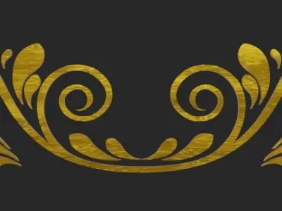 Filigree 1 swirl design Free 3D model