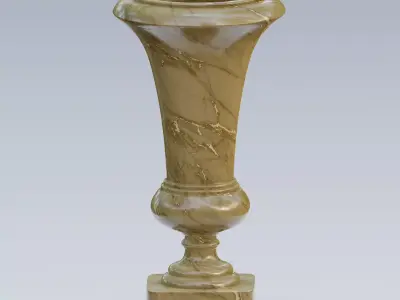 Garden urn planter27 3D model