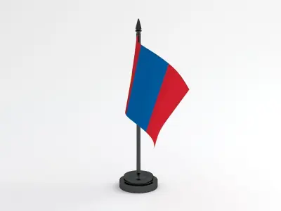 Table Flag Mongolia 3D model