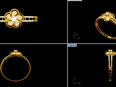  New Latest bracelet jewelry   3D print model