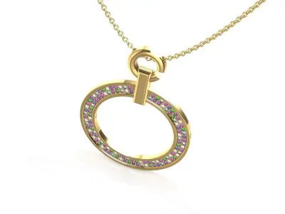 Colorful Pendant 3D print model