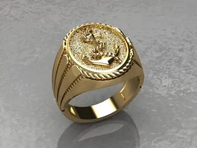 Ring Anchor 3D print model