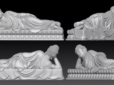 Buddha s Nirvana  3D print model