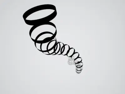 Spiral shape Free 3D model