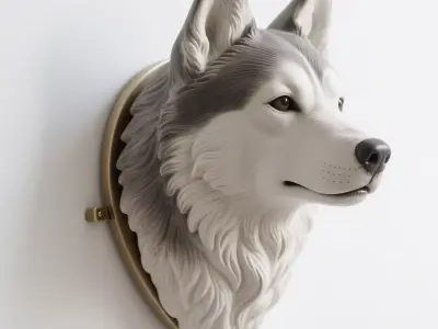 Husky 3D print model