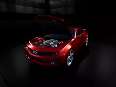 Sport Sedan Car Low-poly 3D model