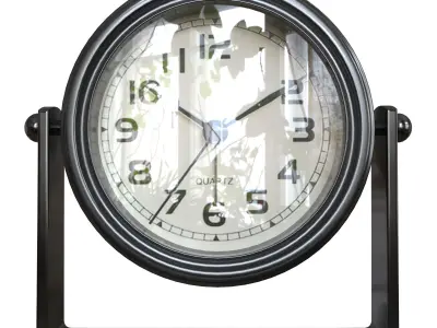 table clock 10 3D model