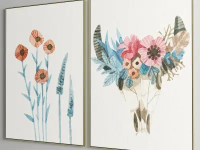 Photo Frame 51 Low-poly 3D model