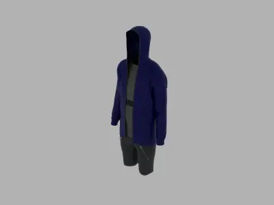 Sport Suit Low-poly 3D model 56