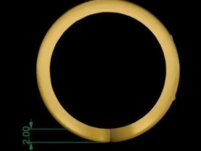 Angel Ring Free 3D print model