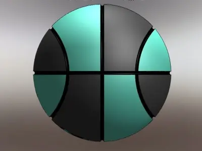 Dude pefect Sample Basketball 3D model