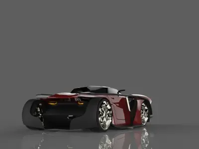 pagani thundura Free 3D model