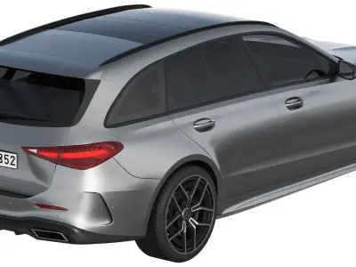 Mercedes-Benz C-Class Estate 2022 3D model