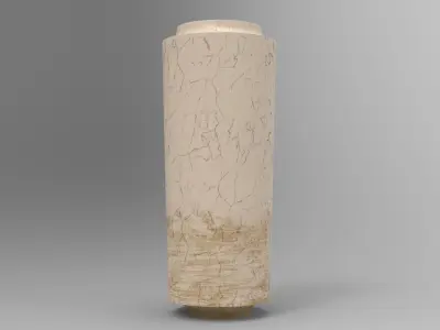 Sumti Vase Low-poly 3D model
