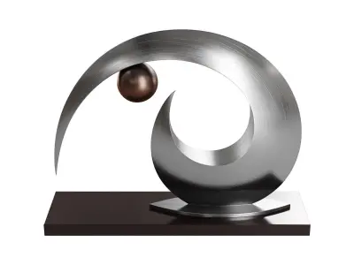 Abstract sculpture by Ben Fasham 3D model