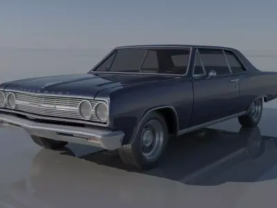 Chevrolet Chevelle 1965  3D print model