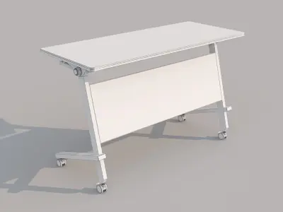 Study Table Low-poly 3D model  3D model