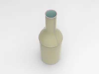 Boti Vase Low-poly 3D model