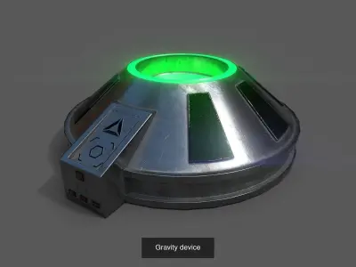 Gravity device Texture Pack 3D Model Collection