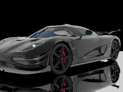koenigsegg jesko 3d modle maya arnold 3D print model