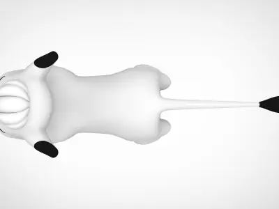 Kimba Cub Low-poly 3D model