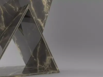 Treos Stool Low-poly 3D model