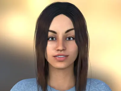 Metahuman 06 Nalissia Low-poly 3D model