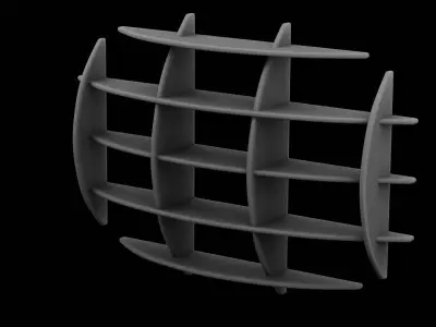 Geometrical Furniture Design  Low-poly 3D model purchase