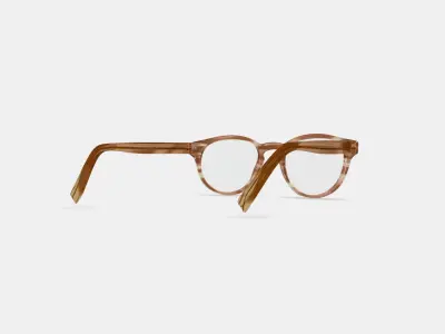 Percey Eyeglasses in Chestnut Crystal 3D model