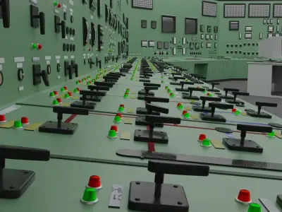 Fukushima Daiichi nuclear power plant 3D model