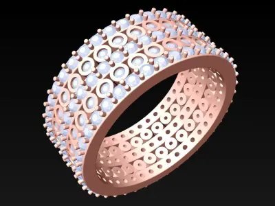 Diamond Ring - N452858 3D print model
