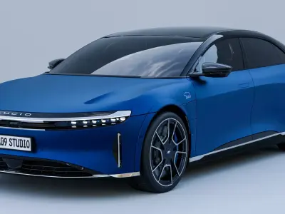 2026 Lucid Air Sapphire 3D model