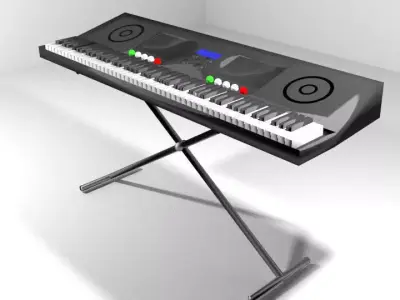 Piano - Electric 3D model