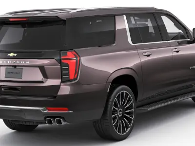 Suburban High Country SUV  2025  3D model