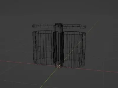 Trash Bin Free low-poly 3D model get