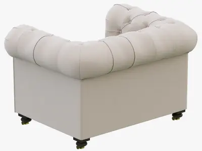 Restoration Hardware Kensington Upholstered Chair 3D model