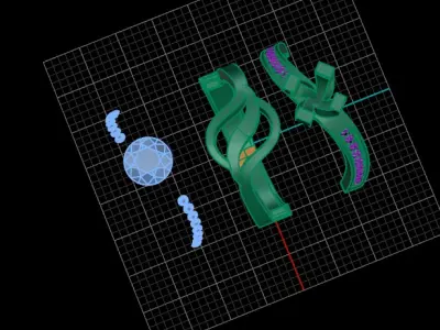 jewelry ring 164 3D print model