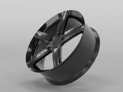 Car Rim 3D model 16