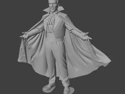Halloween Dracula 3D Model 3D print model