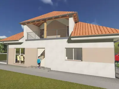 Family house 3D model