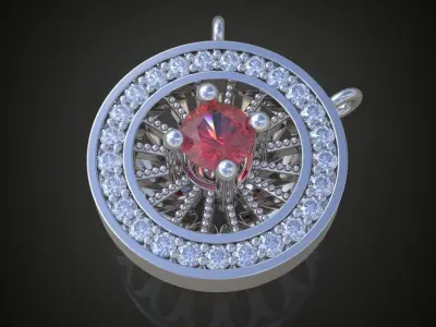 My Exclusive Pendant  3D 0067 printable model Free 3D print model
